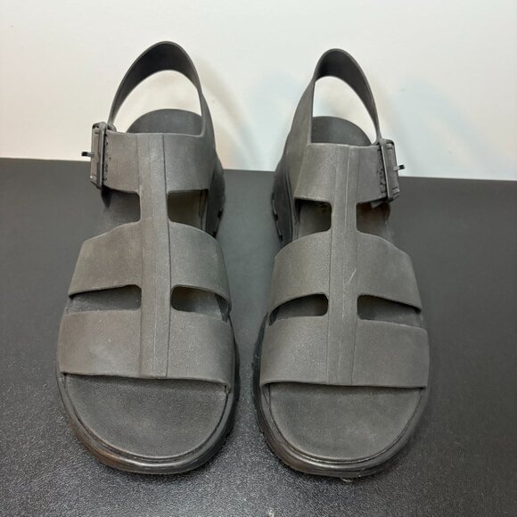 Vintage Skechers 90’s Y2K Black Chunky Sporty Platform Sandals Size 9 - Picture 2 of 8